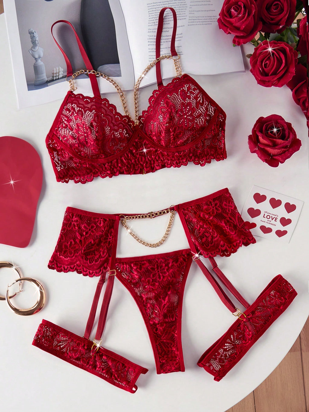 Buy 1 Get 1 Free - Limited Time Offer Bra And Panty Set