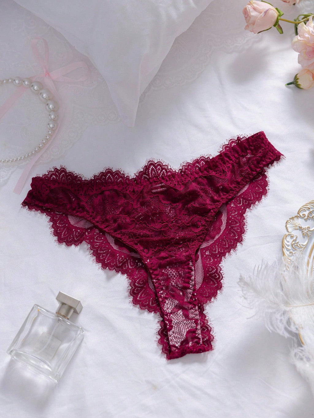 But 1 Get 1 Free  Women's Elegant Sexy Lace Lingerie Set