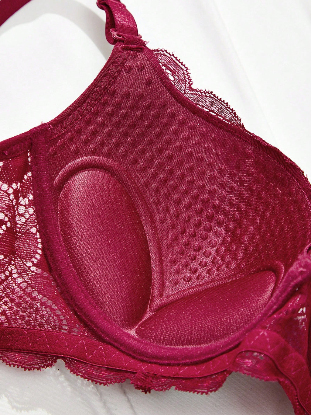 BUY 1 GET 1 FREE - Heart Lace Underwire Sexy Bra & Panty Lingerie Set