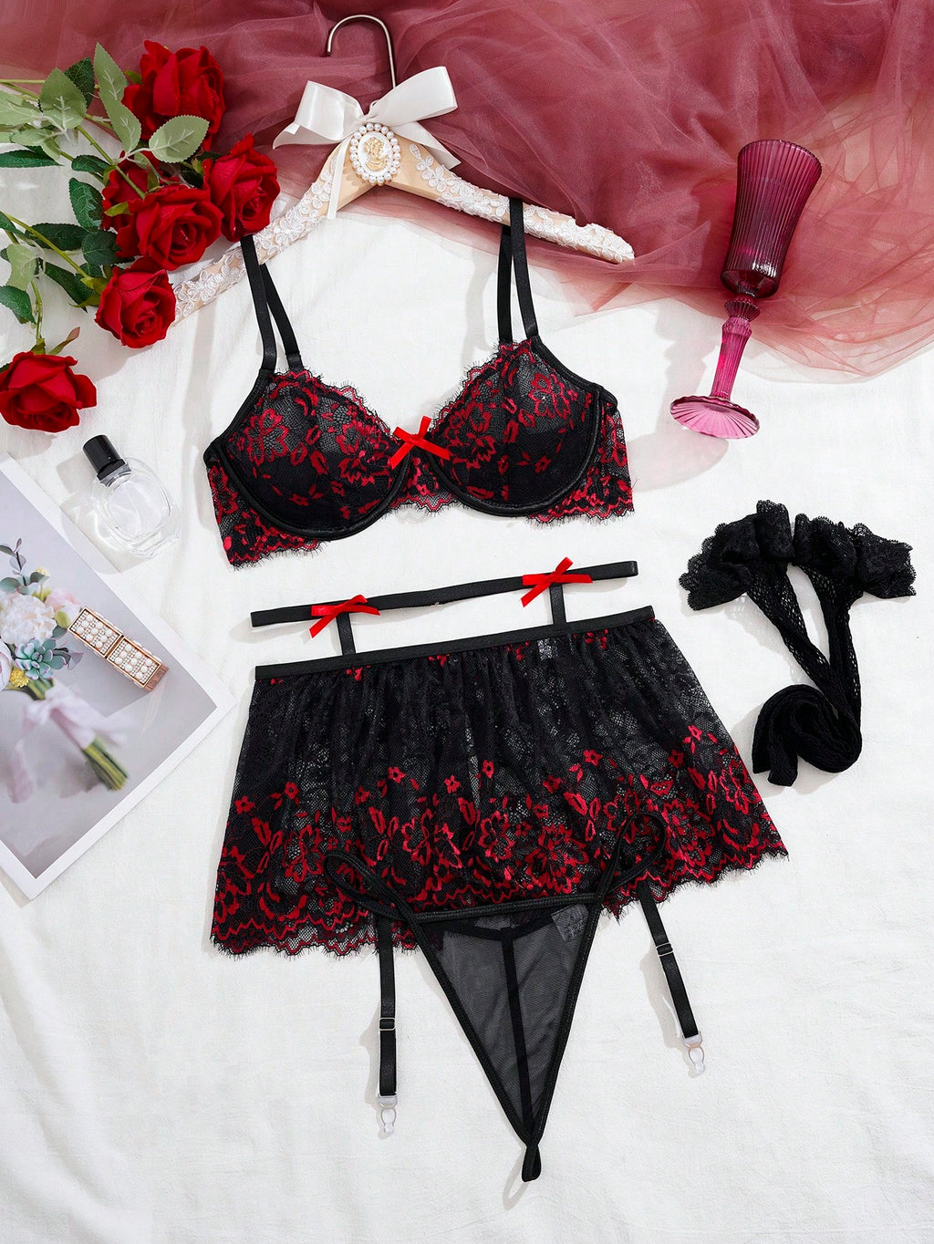 Buy 1 Get 1 Free - Limited Time Offer Lingrie Set