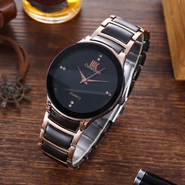 Iik Stainless Steel Quartz Wrist Watch