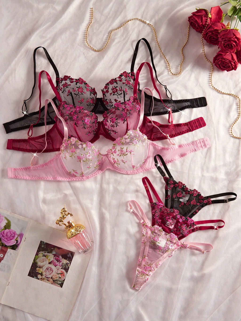 BUY 1 GET 2 FREE - Women's Sexy Lingerie Set