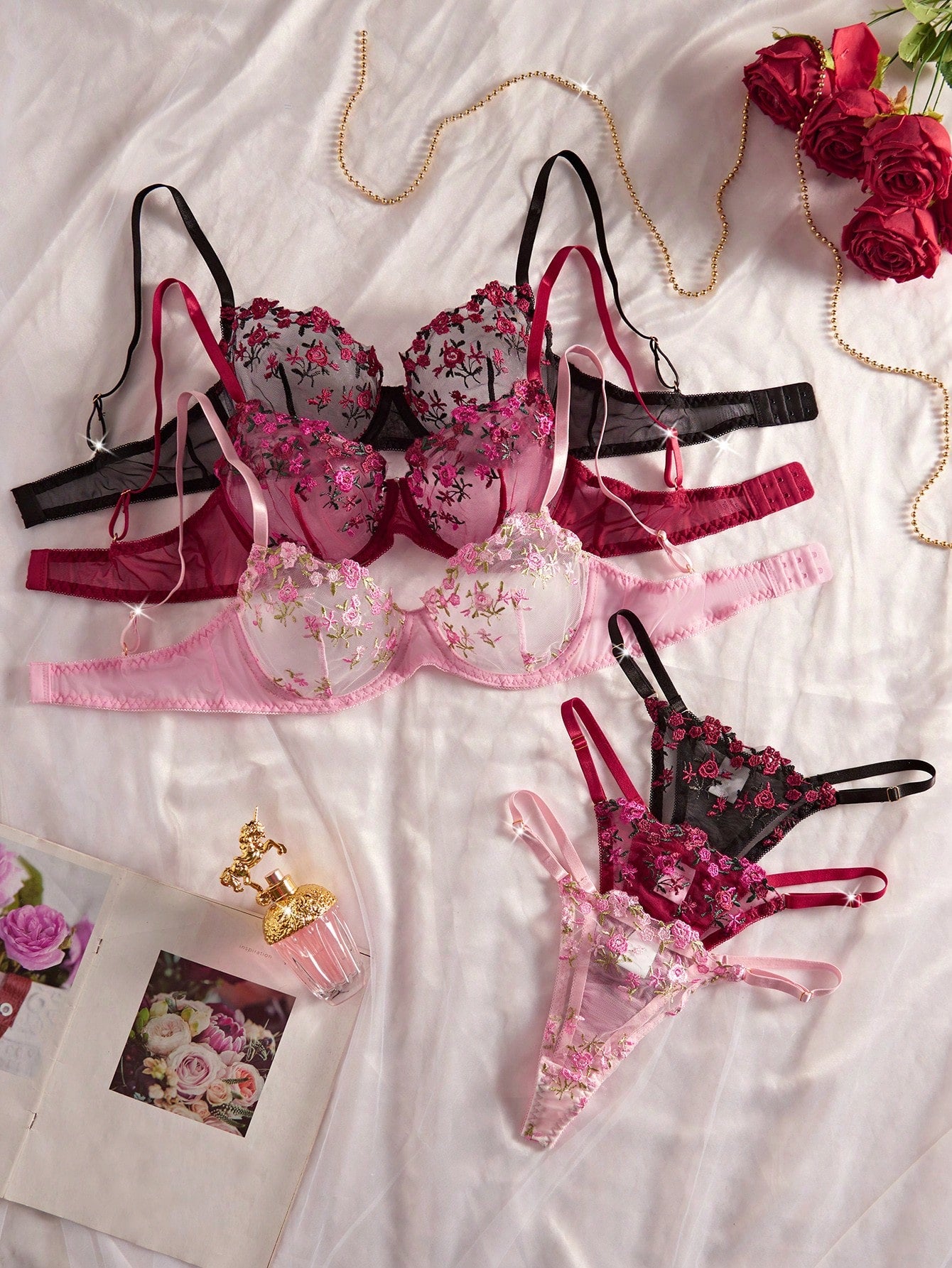 BUY 1 GET 2 FREE - Women's Sexy Lingerie Set
