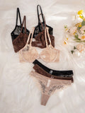 BUY 1 GET 2 FREE - Women Lace Underwire Soft Cup Comfortable Bra Set