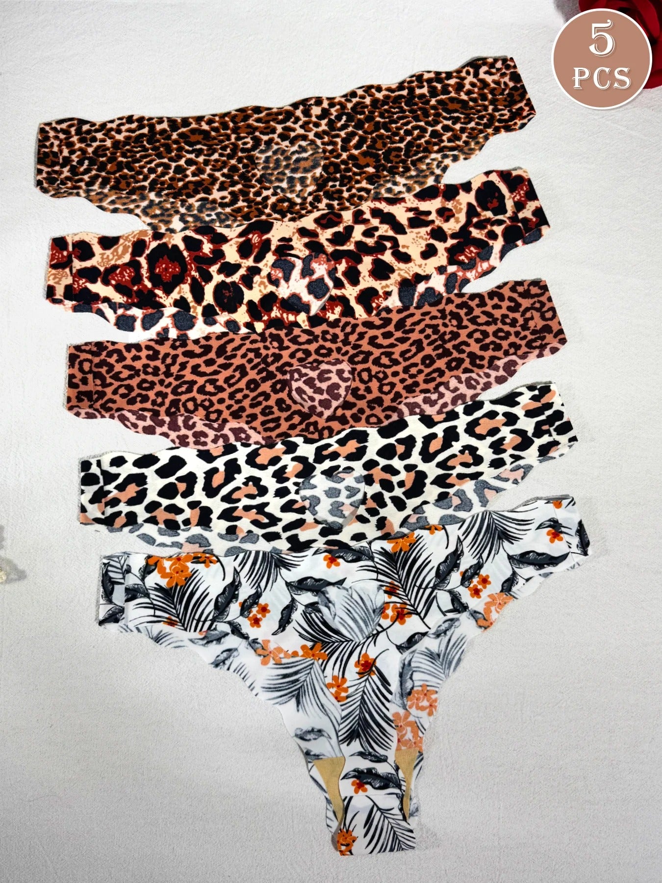 5 Pack Women's Seamless Panties