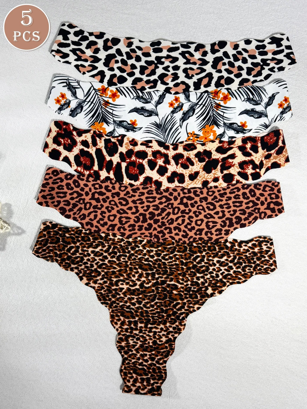 5 Pack Women's Seamless Panties