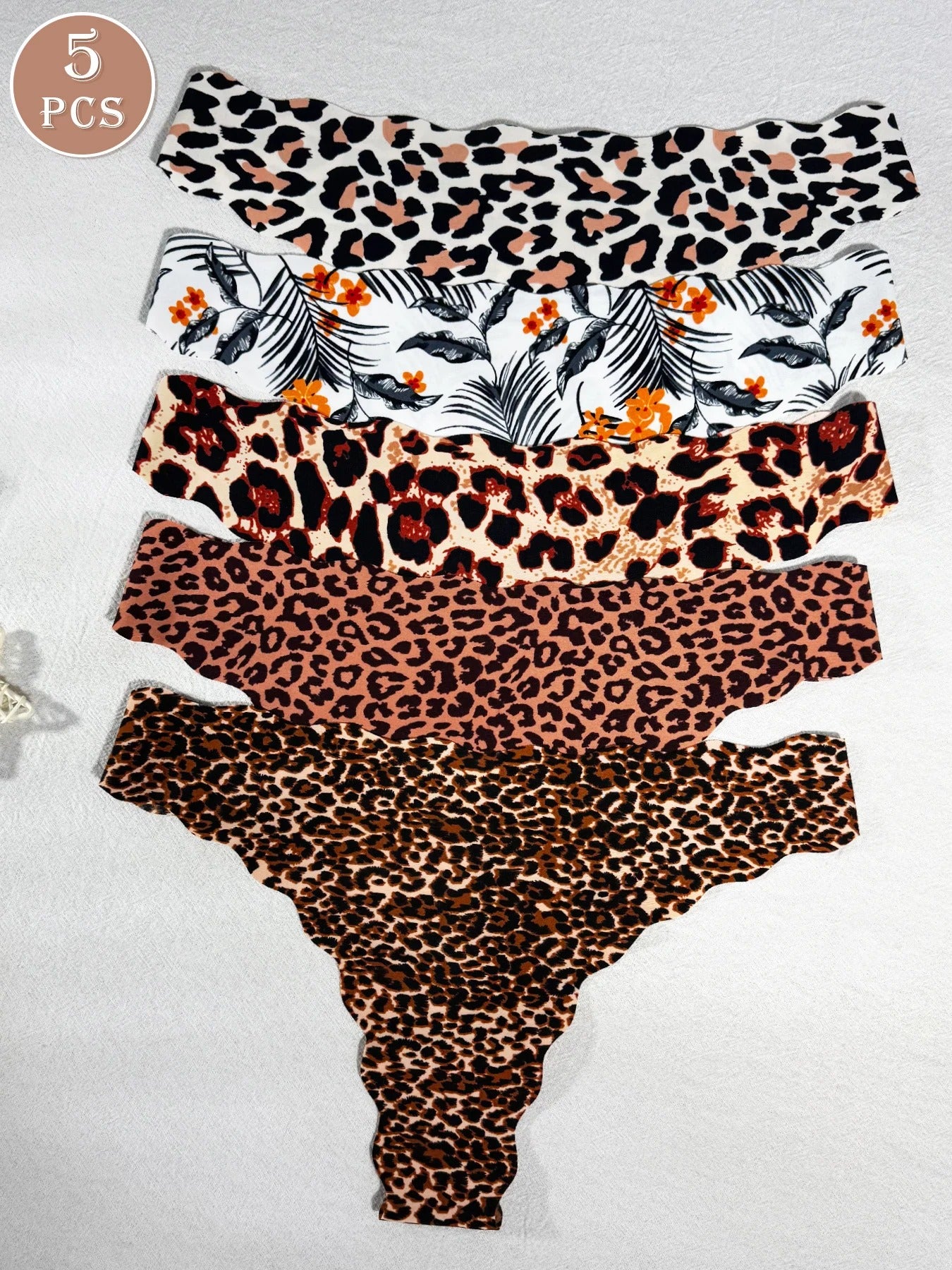 5 Pack Women's Seamless Panties