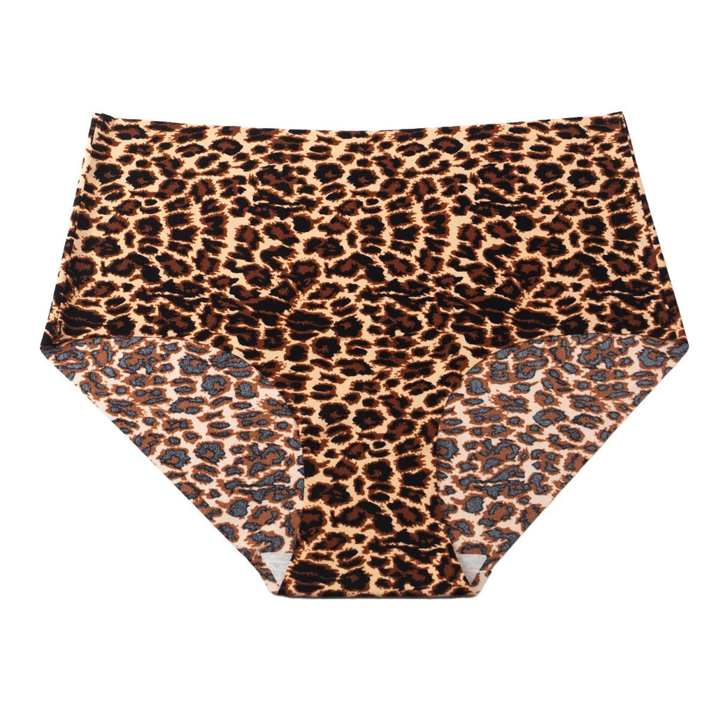 6pcs Women's Seamless Ice Silk Panties Female