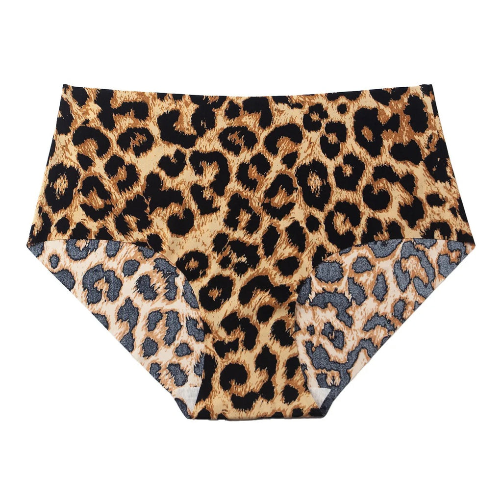 6pcs Women's Seamless Ice Silk Panties Female